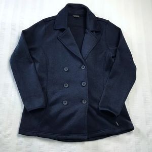 Eddie Bauer Women’s Navy Coat Sweater Large